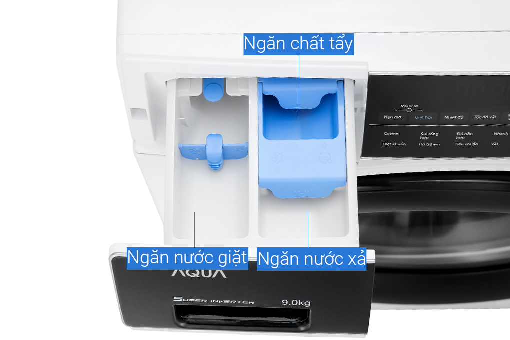 Máy giặt Aqua Inverter 9.0 KG AQD-A900F W