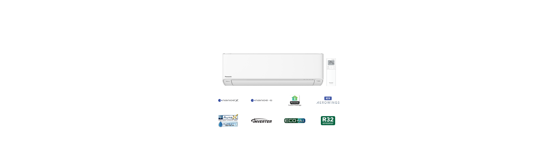 Điều hòa Panasonic 12000BTU 1 chiều inverter U12XKH-8