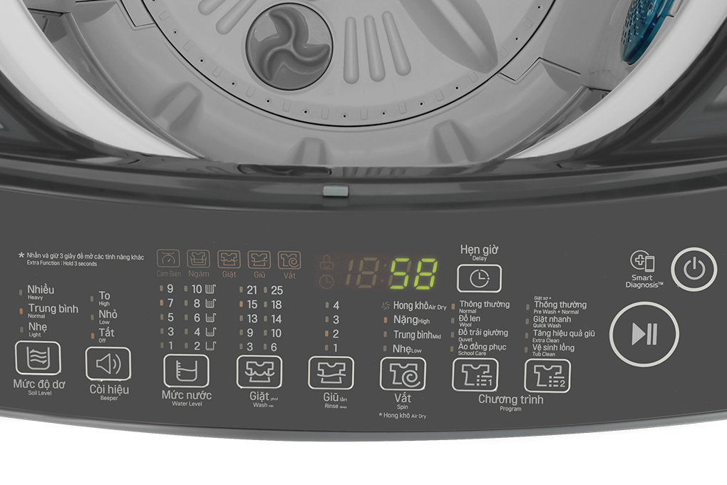 Máy giặt LG T2351VSAB TurboDrum Inverter 11.5 kg
