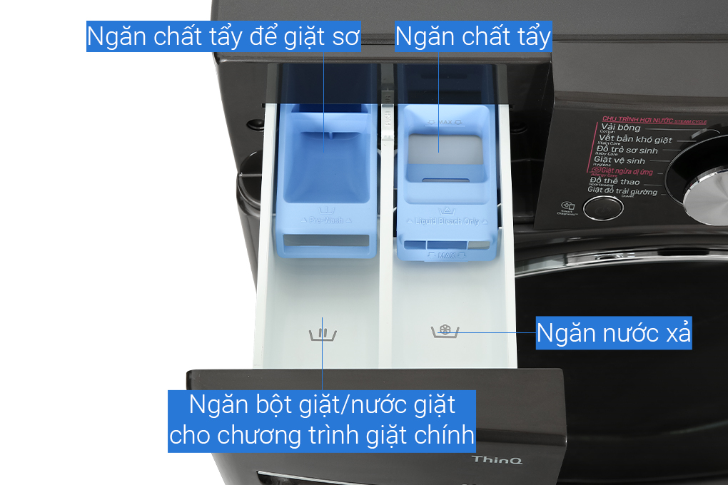 Máy giặt sấy LG AI DD Inverter giặt 21 kg - sấy 12 kg F2721HVRB Mới 100%