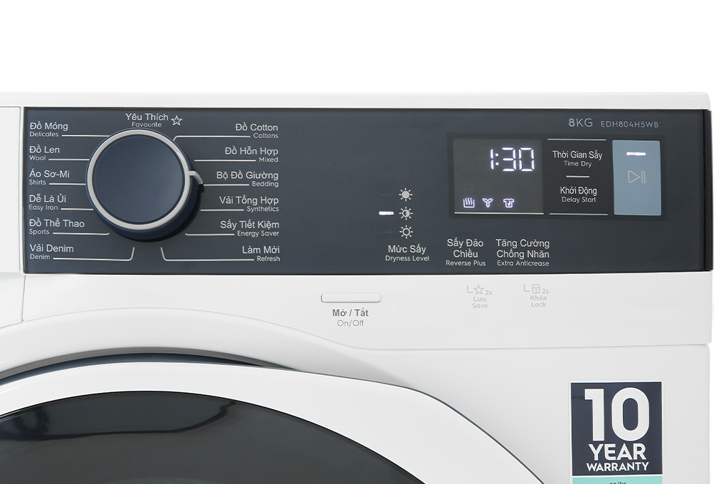 Máy sấy bơm nhiệt Electrolux UltimateCare 8 kg EDH804H5WB  RẺ NHẤT HN