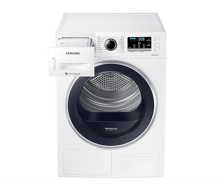 Máy sấy Samsung 9Kg lồng ngang Inverter DV90M5200QW/SV