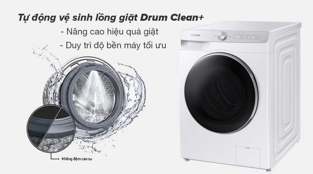 Máy giặt Samsung AI Ecobubble Inverter 11kg WW11CGP44DSHSV Giá Rẻ Nhất
