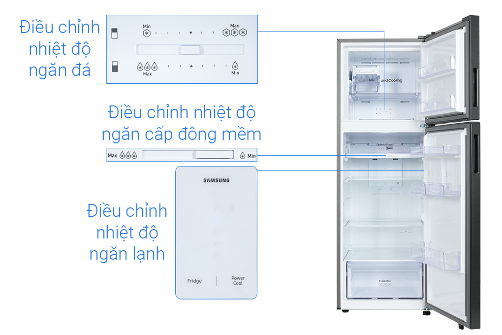 Tủ lạnh Samsung  RT35CG5424B1SV Inverter 348 lít