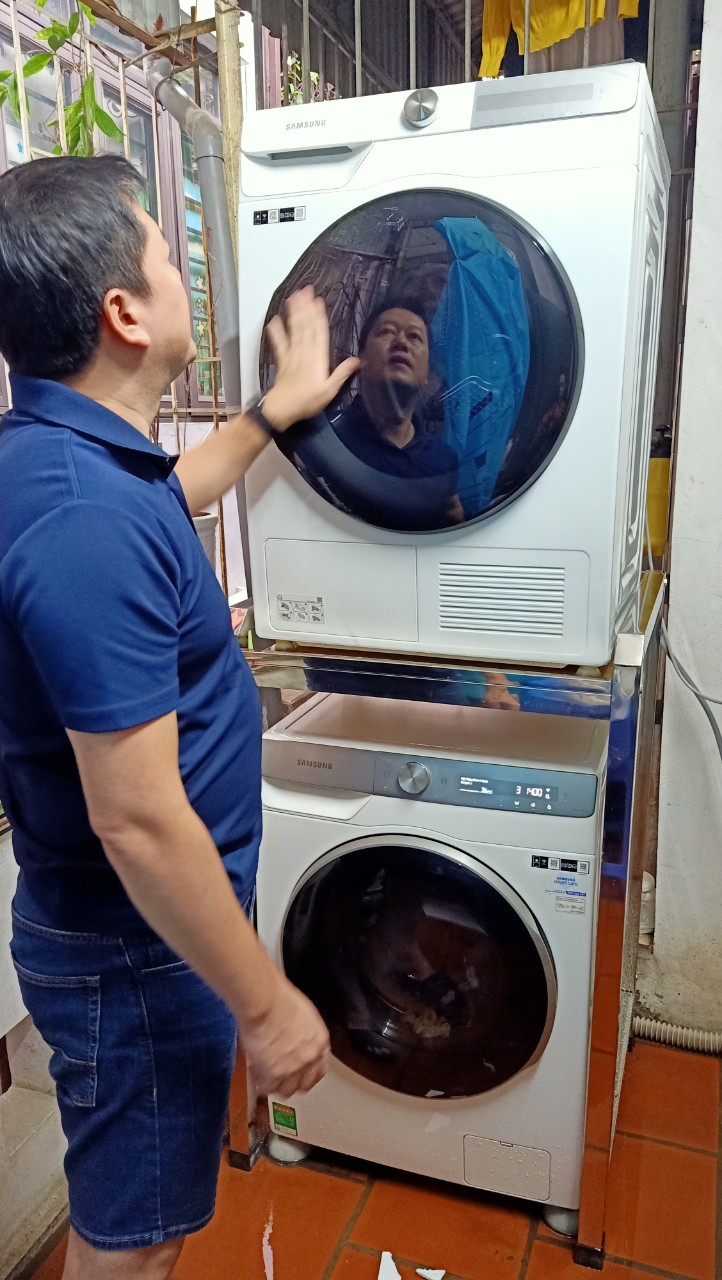 KỆ 2 TẦNG MÁY GIẶT MÁY SẤY INOX  ĐIỆN MÁY PRO RẺ NHẤT HN