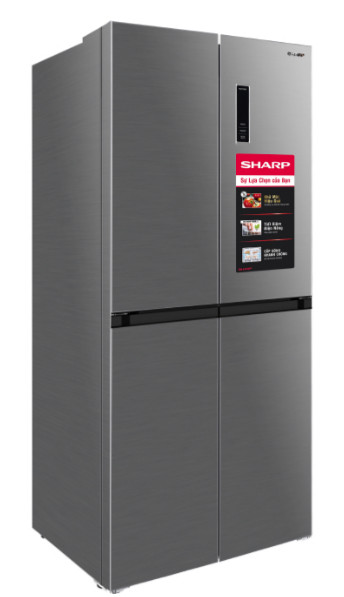 Tủ lạnh Sharp Inverter 362 lít Multi Door SJ-FX420V-SL  Mới 100% ĐIỆN MÁY PRO HN Giá rẻ nhất