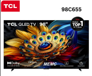 Google Tivi TCL  98C655 QLED 4K 98 Inch Model 2024 ĐIỆN MÁY PRO Kho TCL Chính hãng Mới 100%