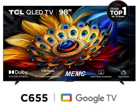 Google Tivi TCL  98C655 QLED 4K 98 Inch Model 2024 ĐIỆN MÁY PRO Kho TCL Chính hãng Mới 100%