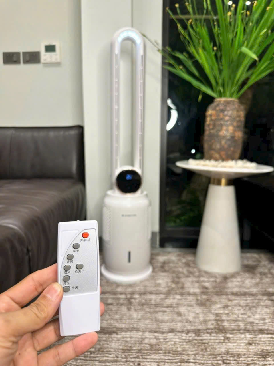 Quạt Không Cánh Lọc Không Khí Làm Mát Bằng Hơi Nước- Khử Trùng UV 5IN1 CHIGO  2025- Bảo Hành 12 Tháng Chính hãng