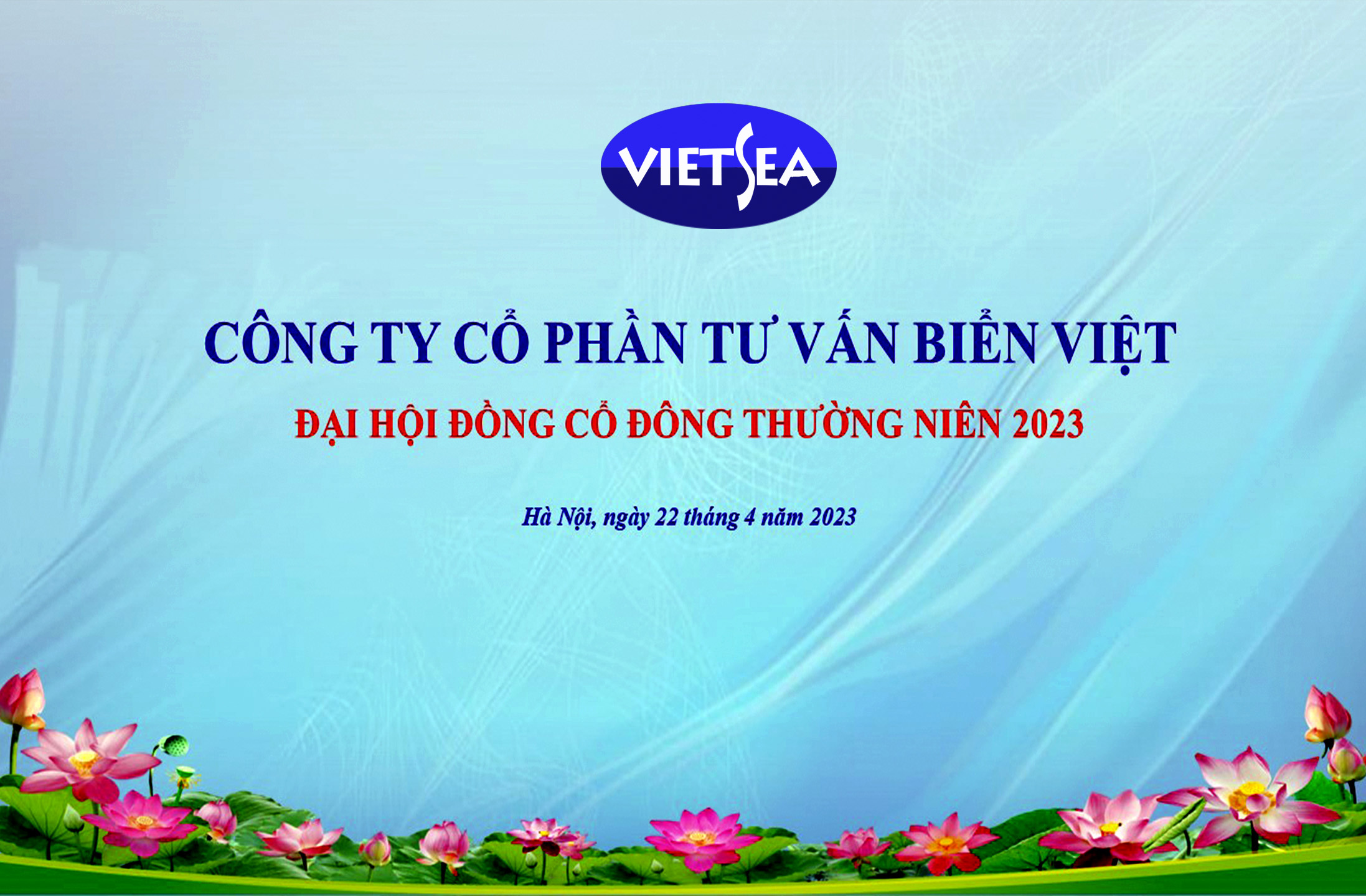 HỘI NGHỊ ĐẠI HỘI ĐỒNG CỔ ĐÔNG THƯỜNG NIÊN NĂM 2023