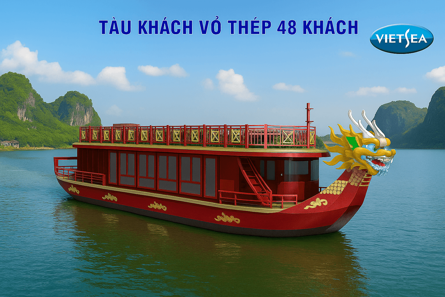 TÀU KHÁCH VỎ THÉP 25.3m (48 pax)