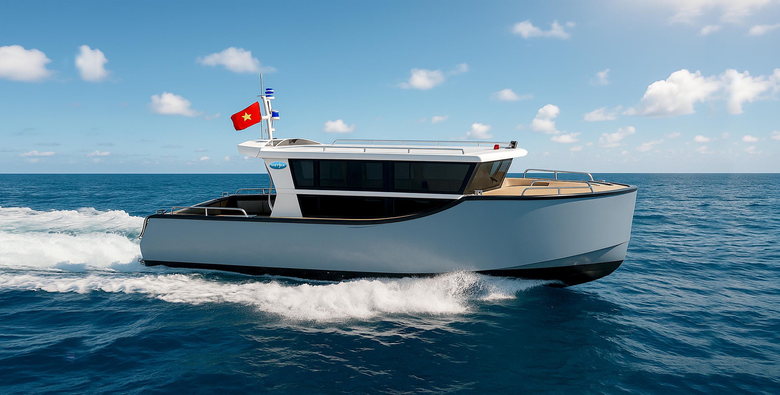 DU THUYỀN CHẠY BẰNG ĐIỆN, XĂNG 8.38m (8 pax)