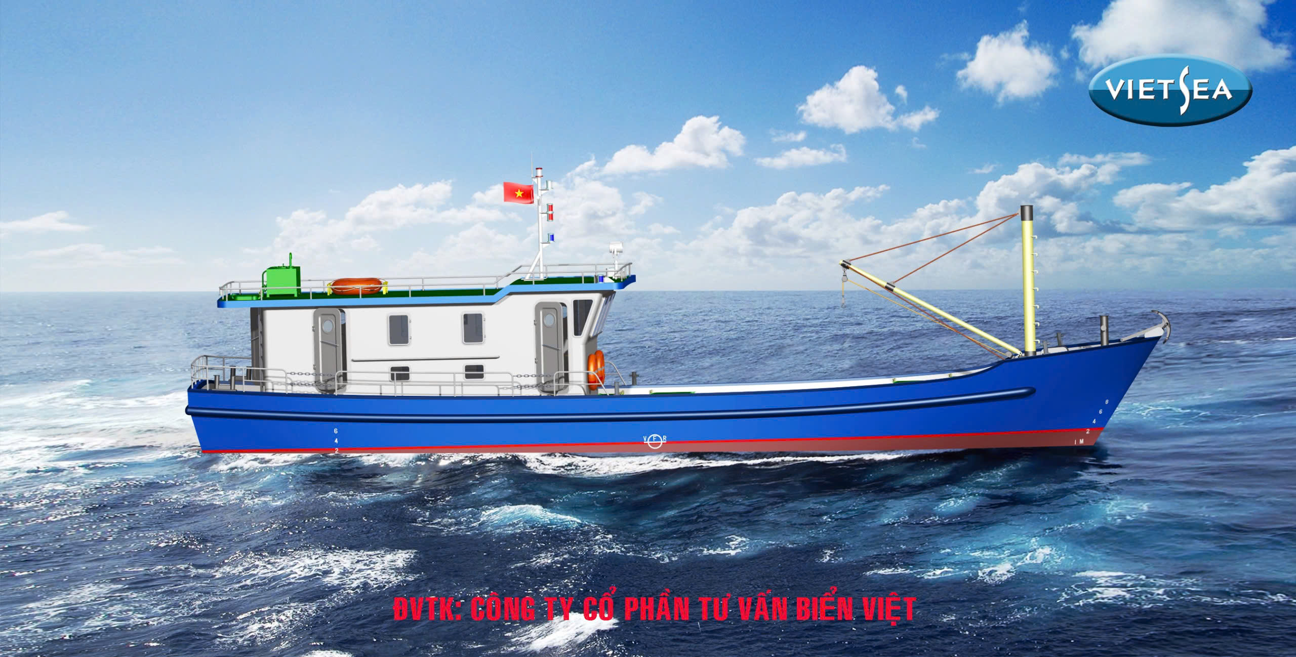 TÀU DỊCH VỤ HẬU CẦN VỎ THÉP 19.6m