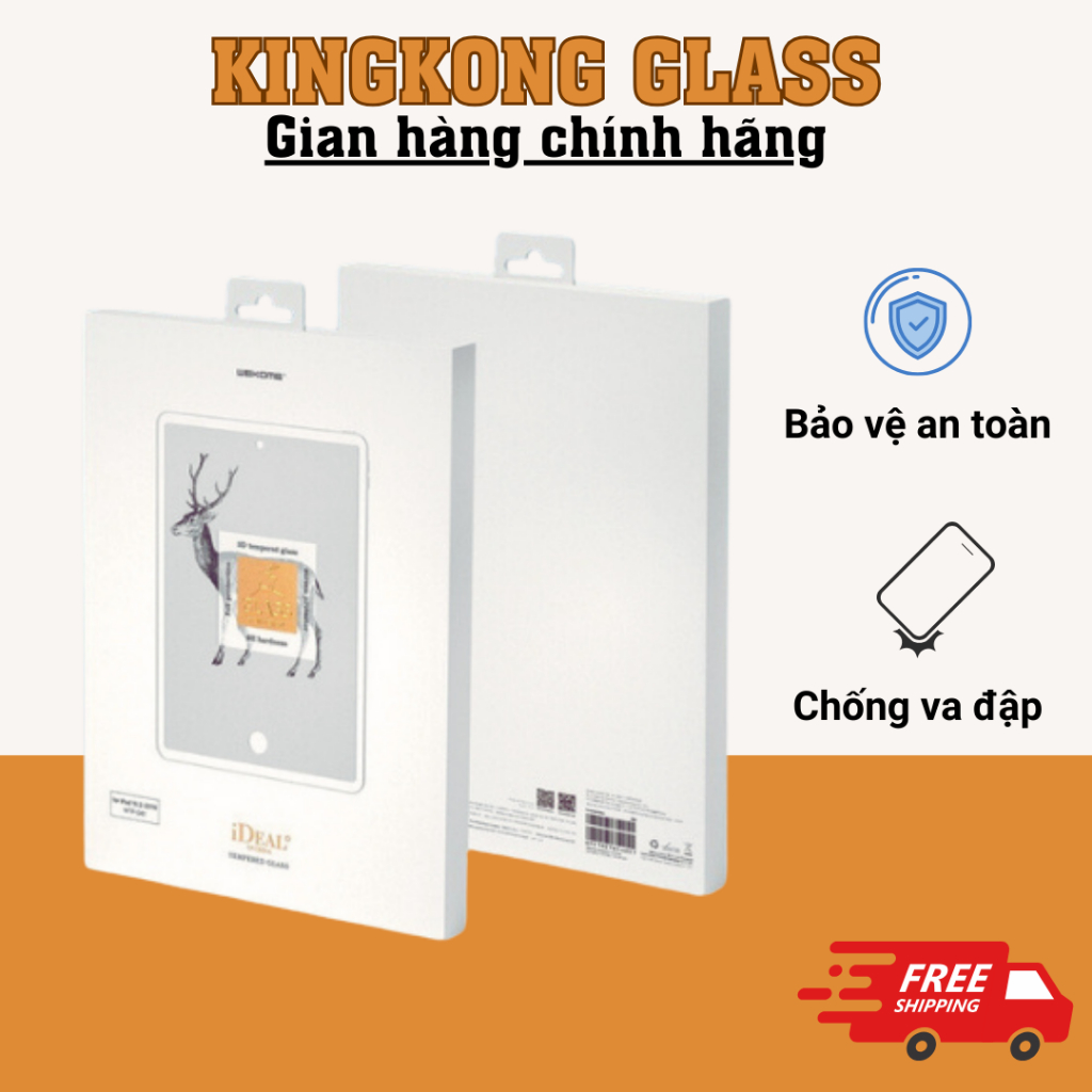 Kính cường lực WEKOME 041 dành cho Samsung Galaxy Tab A8 A10.1 S4 S6 lite 2022 màn hình 10.5 inch bảo vệ an toàn