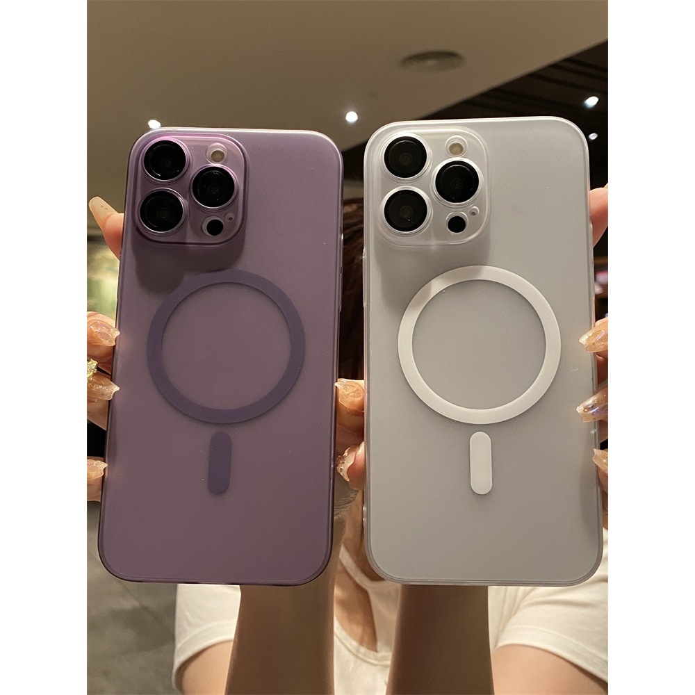 Ốp điện thoại từ tính nhám KOLEAD 008 chống bám bẩn, hạn chế bám vân tay cho các dòng lphone 12 13 14 15 Promax