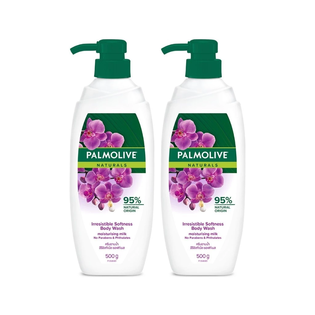 Bộ 2 Sữa tắm Palmolive mịn màng quyến rũ 95% chiết xuất từ phong lan 500g