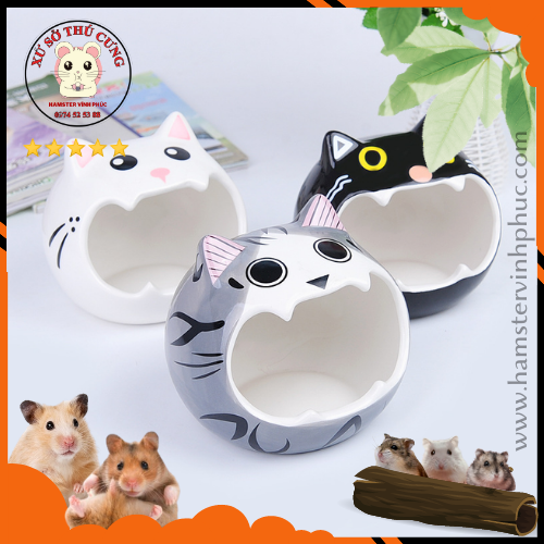 Nhà ngủ lớn bằng sứ cho hamster, nhím ...