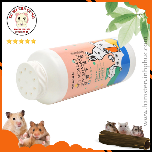Phấn tắm khô cho hamster, thỏ, bọ ú, nhím ...