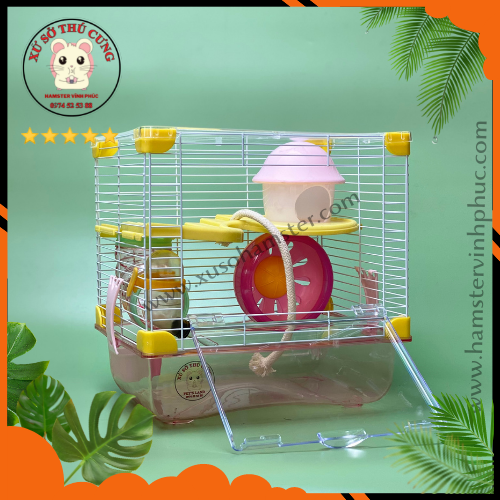 Lồng hamster nhà nấm trong suốt