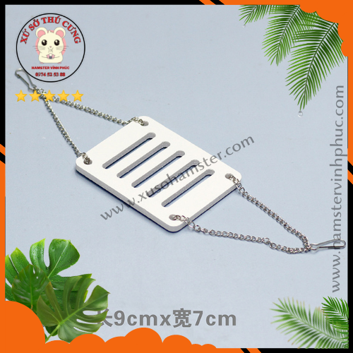 Xích đu bằng gỗ màu cho hamster