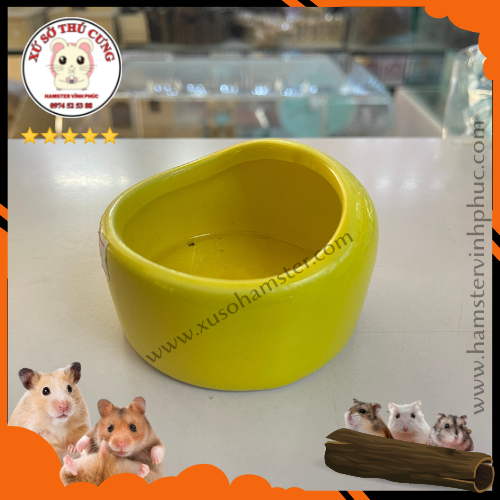 Bát ăn hamster sứ lớn