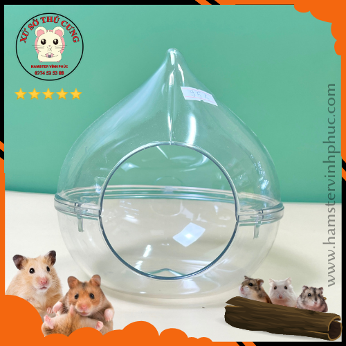Nhà tắm mika giọt nước size trung