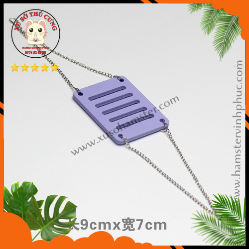 Xích đu bằng gỗ màu cho hamster