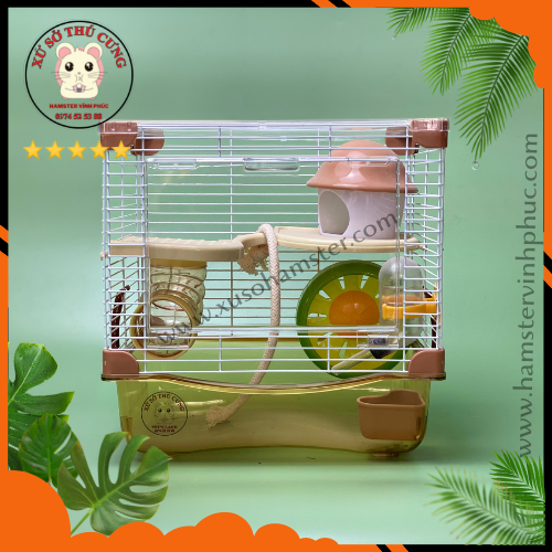 Lồng hamster nhà nấm trong suốt