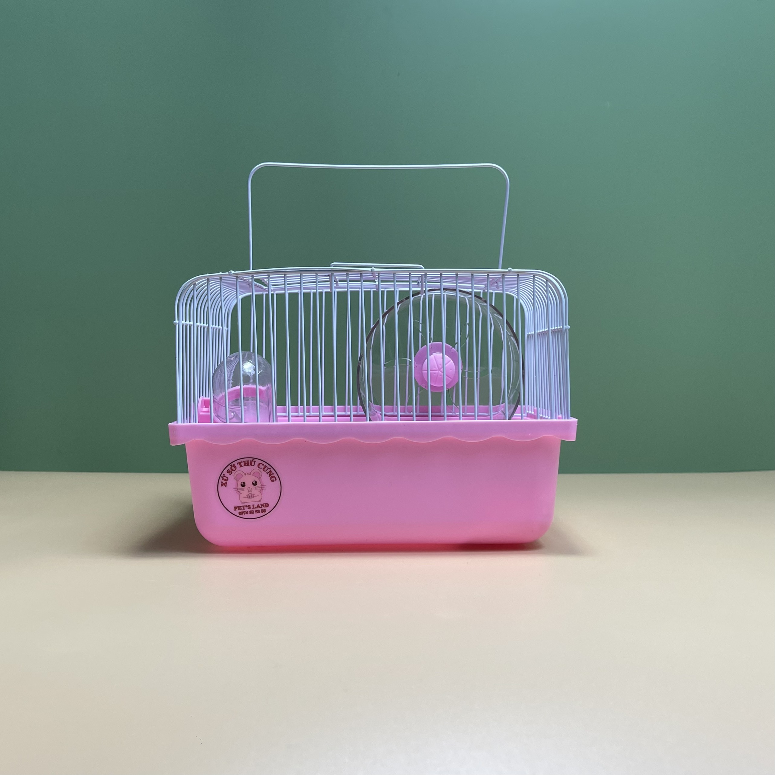 Lồng hamster nhỏ trong suốt