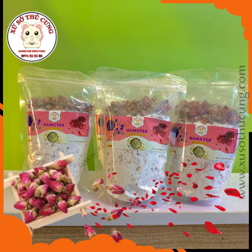 Cát tắm mix hoa siêu sạch