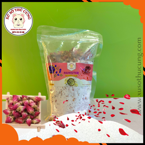 Cát tắm mix hoa siêu sạch