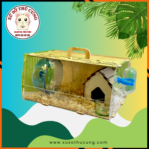 lỒNG GỖ MIKA FULL SET NHỎ