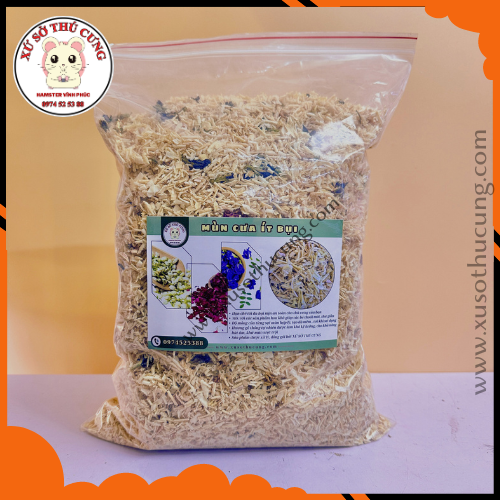 Mùn mix hoa. Mùn lót hamster