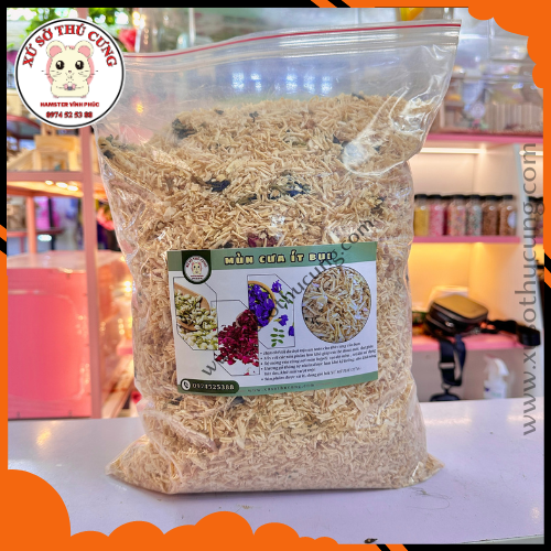 Mùn mix hoa. Mùn lót hamster