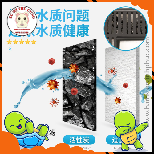 mÁY LỌC NƯỚC CHO RÙA, BỂ CÁ 850L/H