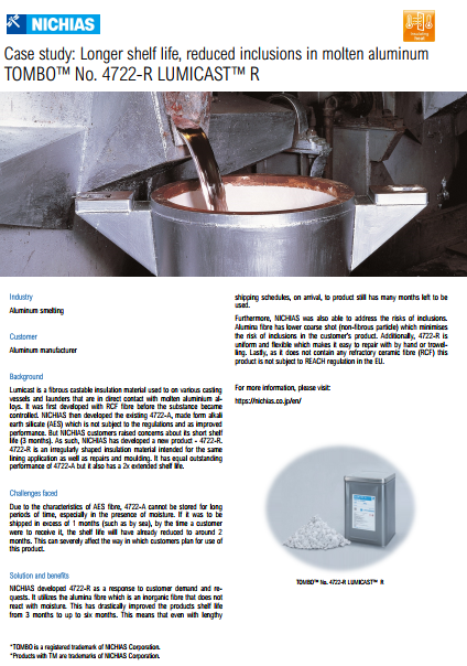 Case study: Tombo No.4722-R Lumicast R