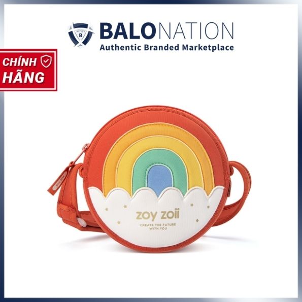 Túi đeo chéo cho bé Zoy Zoii da cao cấp hình tròn cho bé Kid's Messenger Bag B29