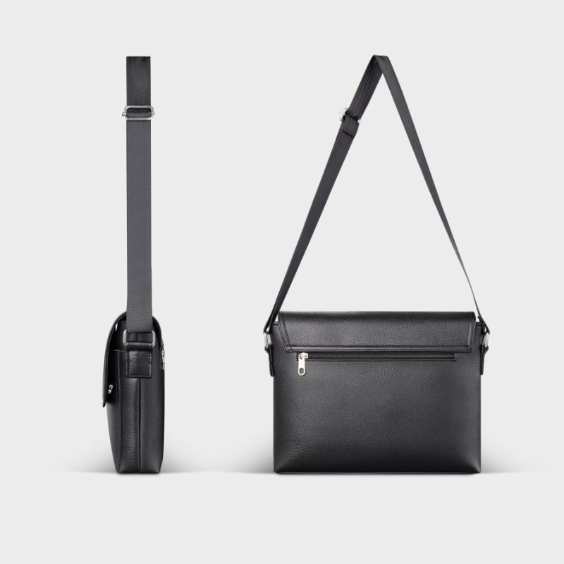 Túi đeo chéo da nam dáng ngang FADODA FDC19 - Business Casual, chống thấm, không bong tróc