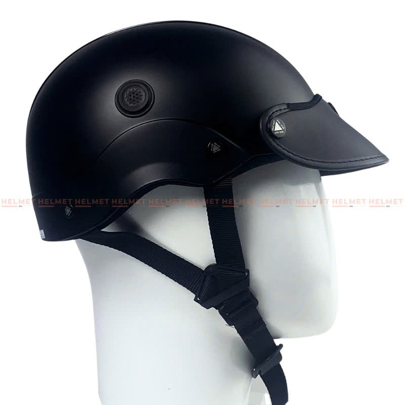 Mũ bảo hiểm 1/2 đầu mỏ da ĐỨC HUY 309 JOKO - MBH nửa đầu hiện đại, an toàn, êm nhẹ, thoải mái