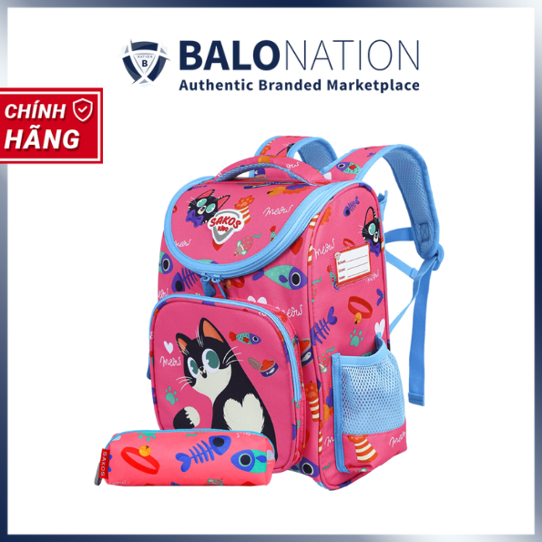 Balo Học Sinh Thời Trang SAKOS KIDS NINOS - Họa Tiết Dễ Thương, Siêu Nhẹ - BH Dài Hạn