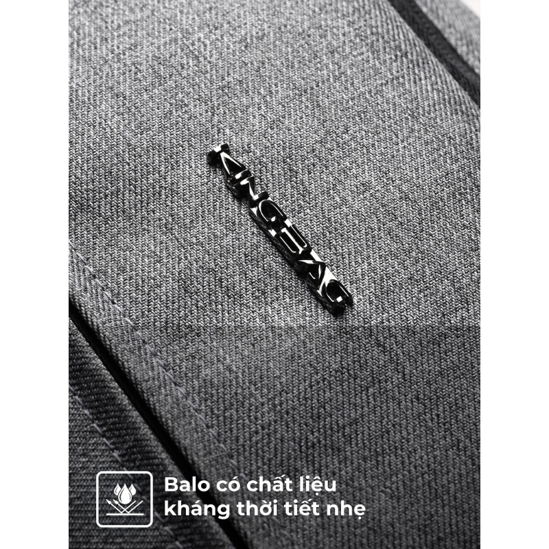 Balo laptop 15.6 inch KINGBAG Henry - Nhiều ngăn, dung tích 20L, gọn nhẹ, hiện đại, vải trượt nước cao cấp