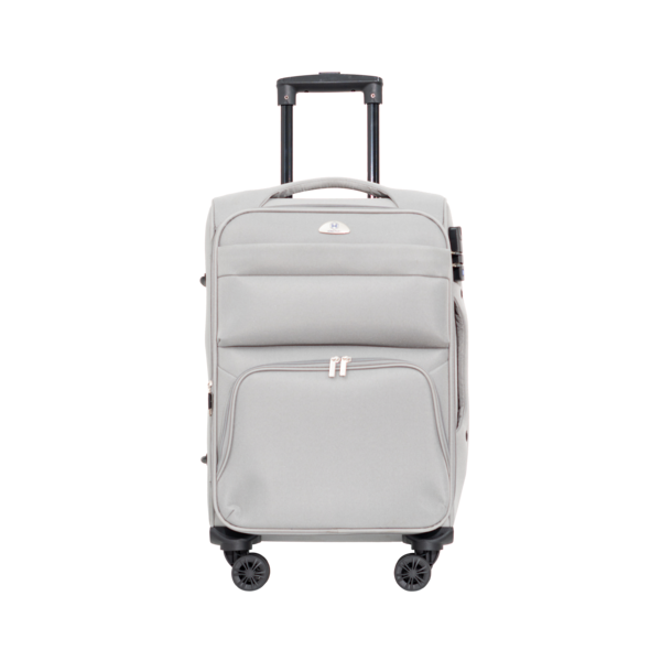 Vali kéo vải HÙNG PHÁT 026 size cabin xách tay 20 inch - Trượt nước, nới rộng tăng 25% dung tích, khóa 3 số