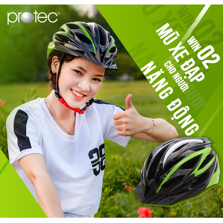 Mũ Bảo Hiểm Xe Đạp Thể Thao PROTEC WIN 002