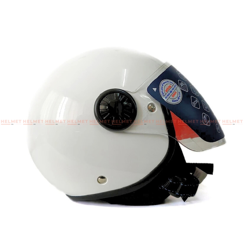 Mũ bảo hiểm 3/4 đầu SUNDA 228 có kính - MBH hiện đại, kính chắn nhiều nấc, chuẩn an toàn, chịu va đập mạnh