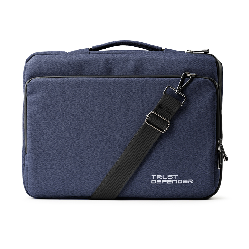 Túi chống sốc laptop 15.6 inch MR VUI 012 siêu nhẹ có dây đeo, vải trượt nước - Màu đen, xanh navy, xám