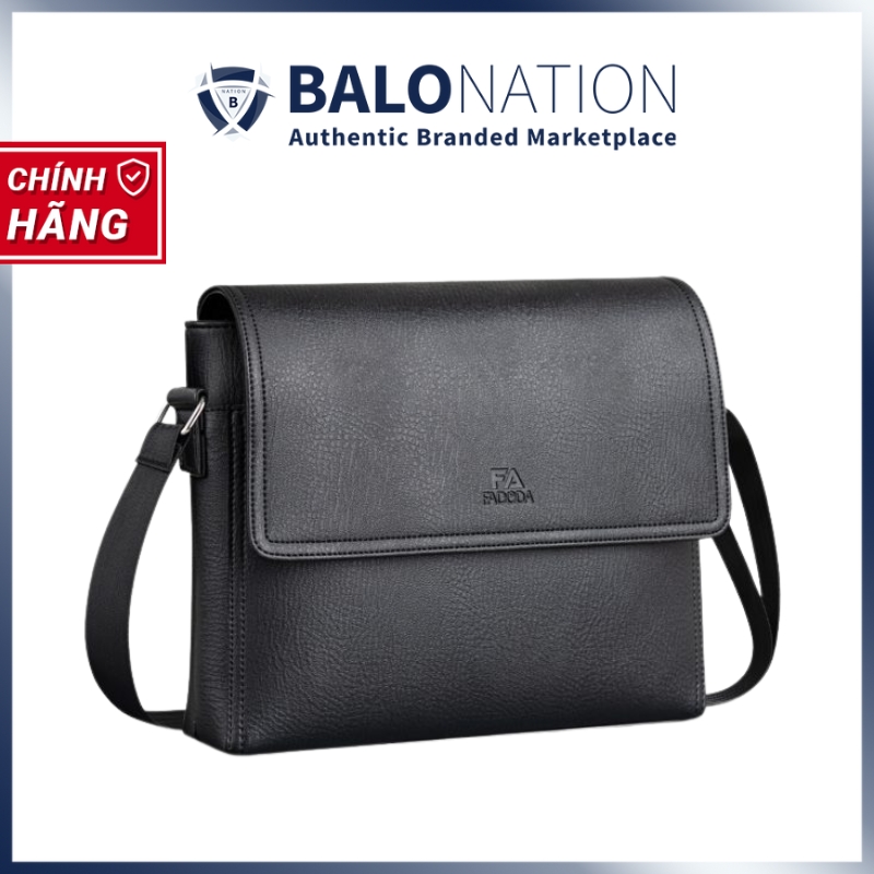 Túi đeo chéo da nam dáng ngang FADODA FDC19 - Business Casual, chống thấm, không bong tróc