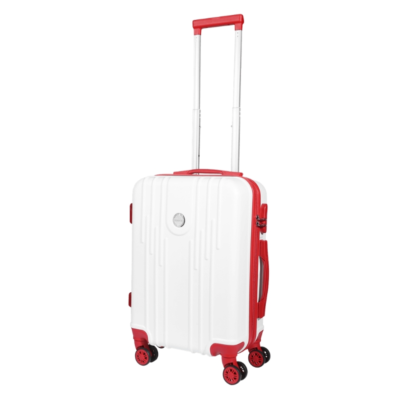 Vali kéo nhựa STARGO Brillant size M ký gửi 24 inch, khóa 3 số, có móc treo, vách ngăn chống đổ, đai chữ X