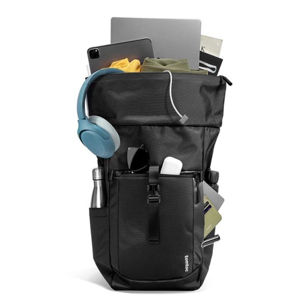 Balo Du Lịch Laptop 17.3 Inch TOMTOC Rolltop T61L1 Navigator Travel Daypack - Sức Chứa 30L