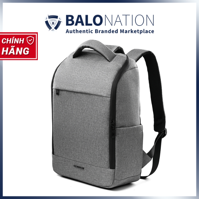 Balo laptop 15.6 inch KINGBAG Antony - Nhiều ngăn, nắp U zip, dung tích 20L, tối giản, gọn nhẹ, trượt nước