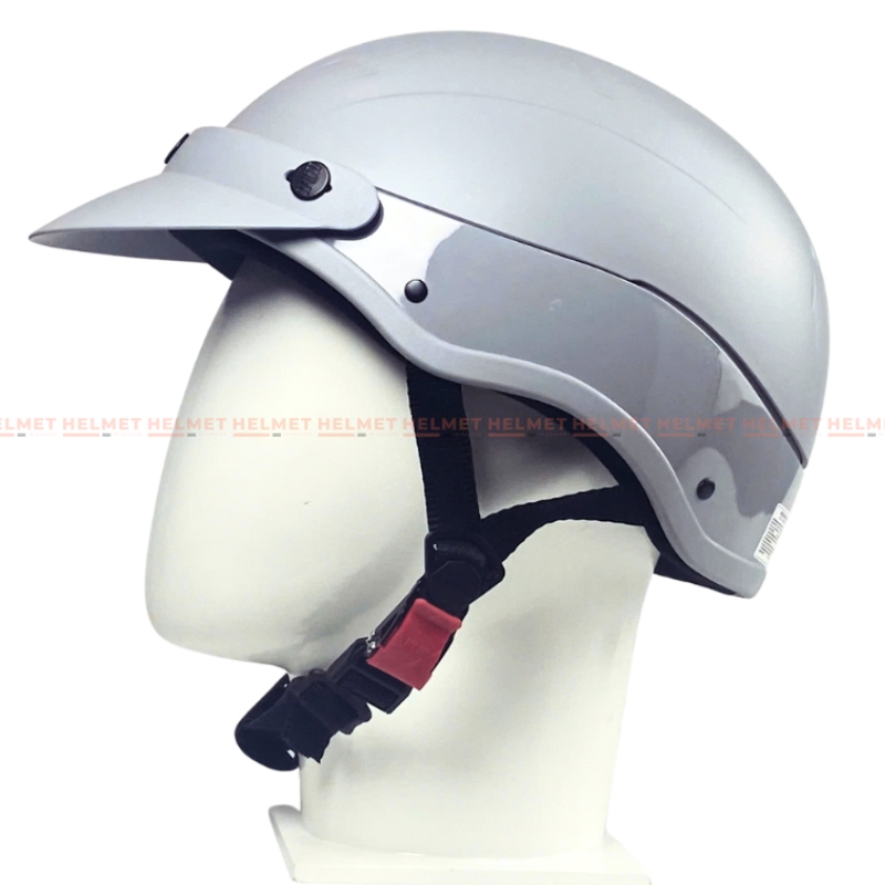 Mũ bảo hiểm 1/2 đầu KIM MINH dành cho người có vòng đầu lớn - MBH nửa đầu size lớn, chống va đập, chắc chắn